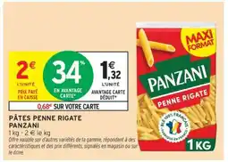 Intermarché Contact Pâtes Penne Rigate Panzani offre