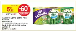 Intermarché Contact Haricots Verts Extra Fins Rangés Bonduelle offre