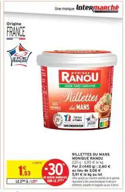 Intermarché RILLETTES DU MANS offre