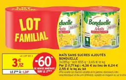 Intermarché Maïs Sans Sucres Ajoutés Bonduelle offre