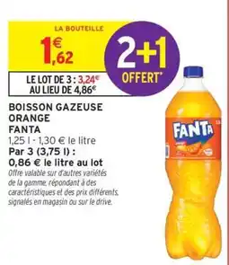 Intermarché Boisson gazeuse orange Fanta offre