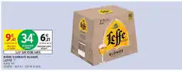 Intermarché BIÈRE D'ABBAYE BLONDE LEFFE offre