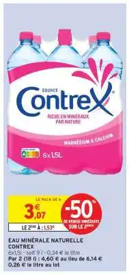 Intermarché Eau Minérale Naturelle Contrex offre