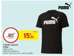 Intermarché T-SHIRT ADULTE PUMA offre