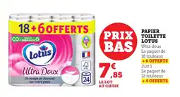 Bi1 LOTUS Papier toilette offre