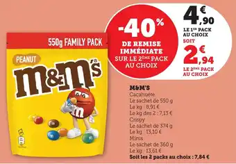 Bi1 M&M'S offre
