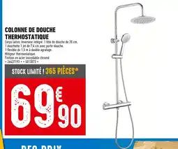 Brico Cash Colonne de douche thermostatique offre