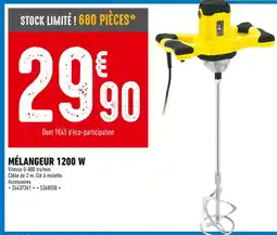 Brico Cash Mélangeur 1200 W offre