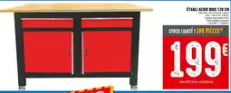 Brico Cash Établi Acier Bois 120 CM offre