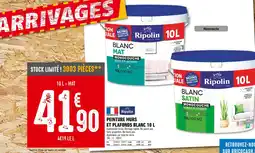 Brico Cash Ripolin Peinture murs et plafonds blanc 10 l offre