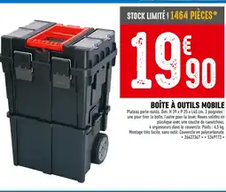 Brico Cash Boîte à outils mobile offre