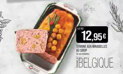 Match Terrine aux mirabelles au sirop ou aux échalotes offre