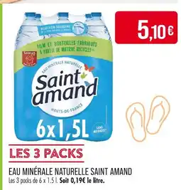 Match Saint Amand Eau Minérale Naturelle offre