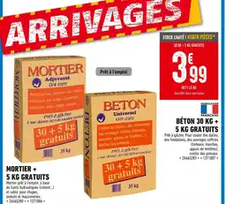 Brico Cash Mortier Mortier + 5 kg gratuits offre