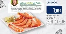 Match Crevette rose cuite offre
