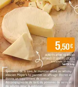 Match Munster affiné au whisky affinage et saveurs locales offre