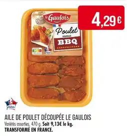 Match le Gaulois Aile de poulet découpée saveur offre
