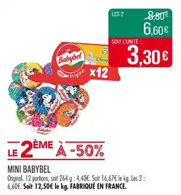 Match Mini babybel offre