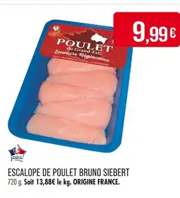 Match BRUNO SIEBERT Escalope de Poulet offre