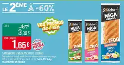 Match SODEBO Sandwich le méga viennois offre