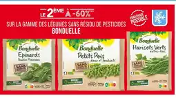 Match BONDUELLE Le 2ème à -60% sur la gamme des légumes sans résidu de pesticides Bonduelle offre
