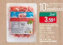 Match Freres Adam Lardons allumettes offre