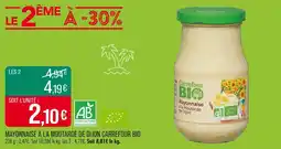 Match Carrefour BIO Mayonnaise à la moutarde de Dijon offre