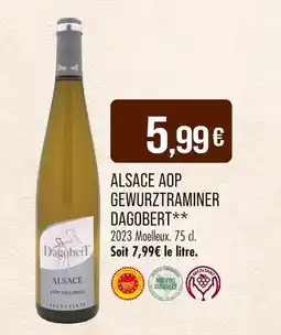 Match Alsace aop gewurztraminer dagobert offre