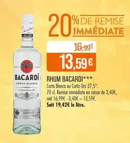 Match Bacardi Rhum offre