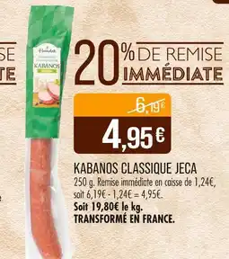 Match JECA Kabanos classique offre
