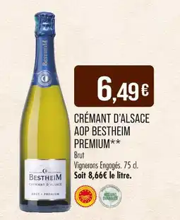 Match Bestheim Crémant d'Alsace AOP Premium offre