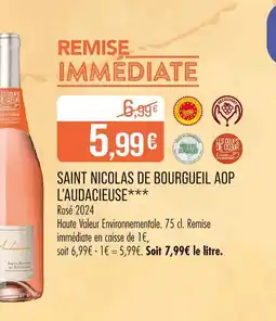 Match Saint Nicolas de Bourgueil Saint nicolas de bourgueil AOP offre