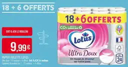 Match LOTUS PAPIER TOILETTE LOTUS offre