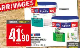 Batkor Ripolin Peinture murs et plafonds blanc 10 l offre