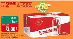 Match Kronenbourg Bière offre