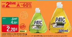 Match PAIC LIQUIDE VAISSELLE INTENSE PRO ▲ offre