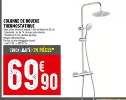 Batkor Colonne de douche thermostatique offre