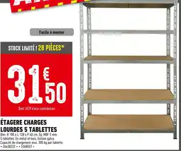 Batkor Étagere charges lourdes 5 tablettes offre