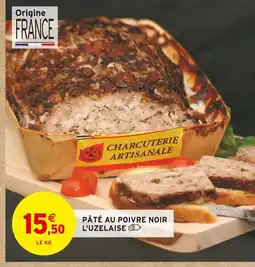 Intermarché Pâté au poivre noir l'uzelaise offre