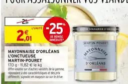 Intermarché MARTIN-POURET Mayonnaise d'Orléans L'onctueuse offre
