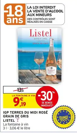 Intermarché LISTEL Grain de Gris offre