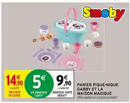 Intermarché SMOBY Panier pique-nique gabby et la maison magique offre