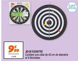 Netto Bersaglio Jeu de fléchettes offre