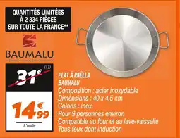 Netto Baumalu Plat à paëlla offre