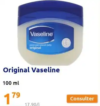 Action Original vaseline offre