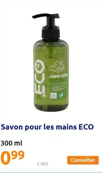 Action Savon pour les mains ECO offre