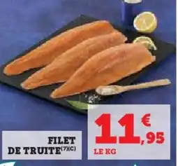 Hyper U Filet de truite offre
