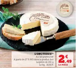 Hyper U L'onctueux offre