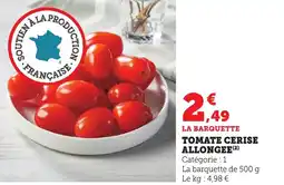 Maximarché Tomate cerise allongee offre