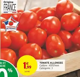 Intermarché Tomate allongee offre